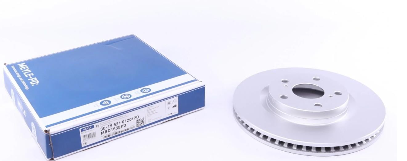 Диск тормозной передний Meyle для Toyota Auris 10-/Rav4 2.0-2.2 06-296x28 мм (30-15 521 0120/PD)