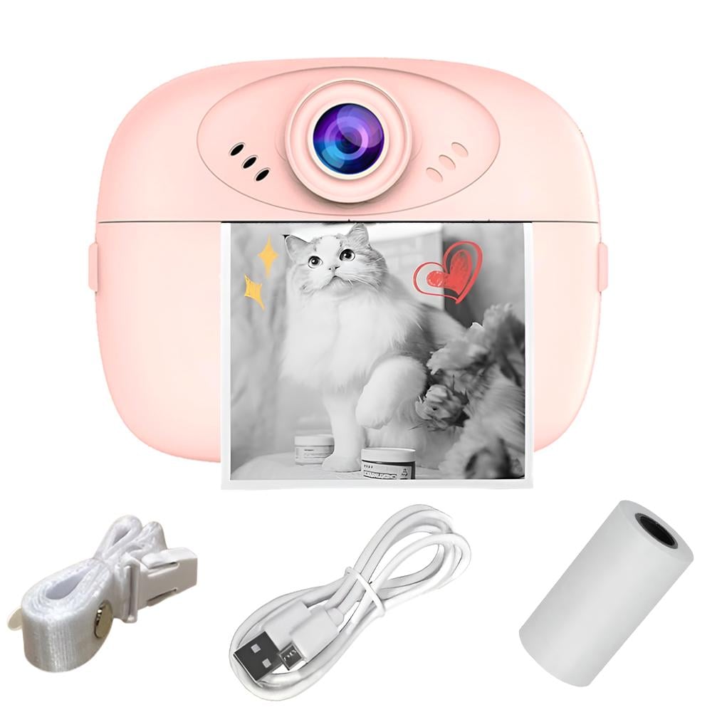 Фотоапарат дитячий миттєвого друку 2в1 з іграми 24 Мп 1000 мАг Рожевий (bdddd830) - фото 1 Фотоапарат дитячий миттєвого друку 2в1 з іграми 24 Мп 1000 мАг Рожевий (bdddd830) - фото 1