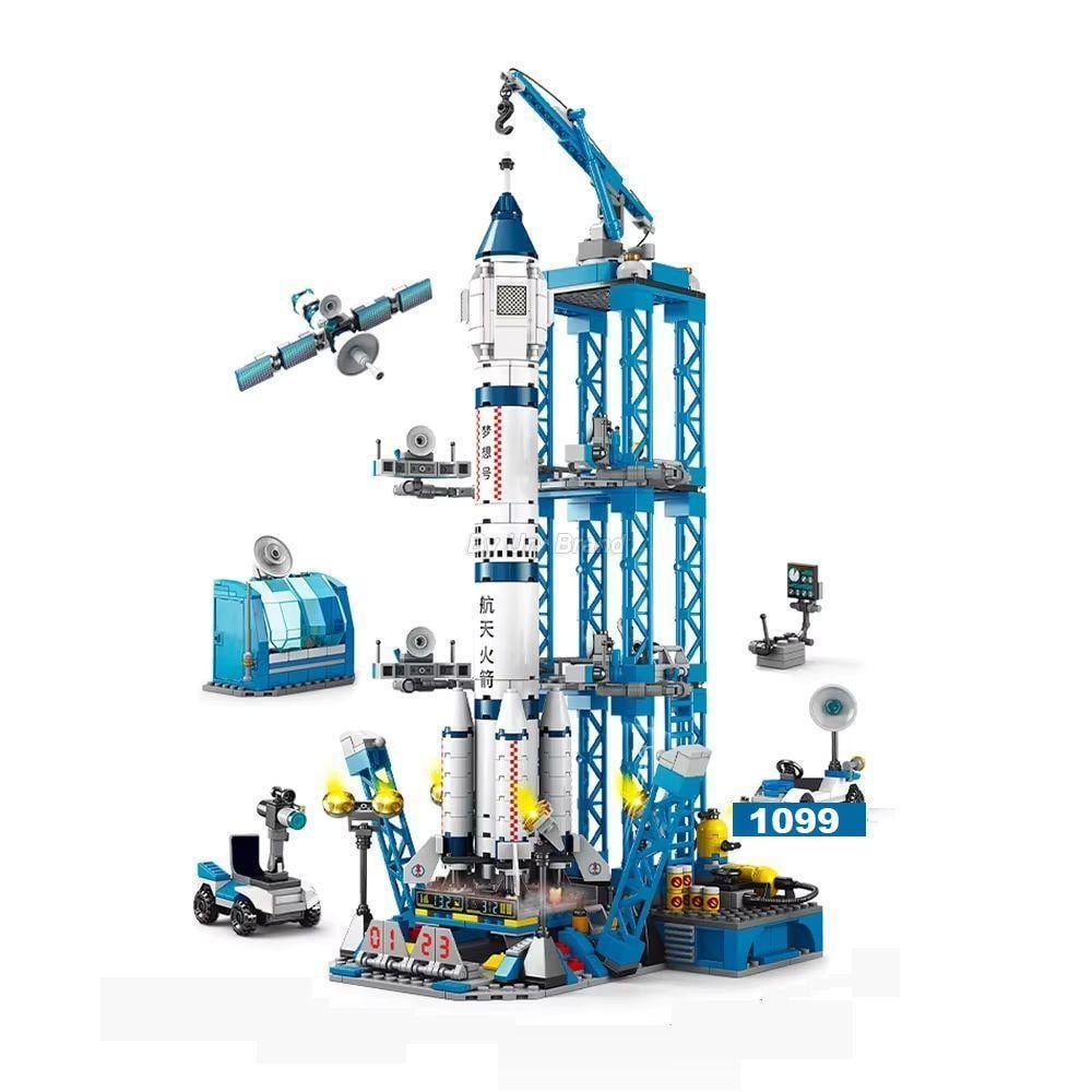 Конструктор Space Shuttle 45 см 1099 деталей с фигурками (468)