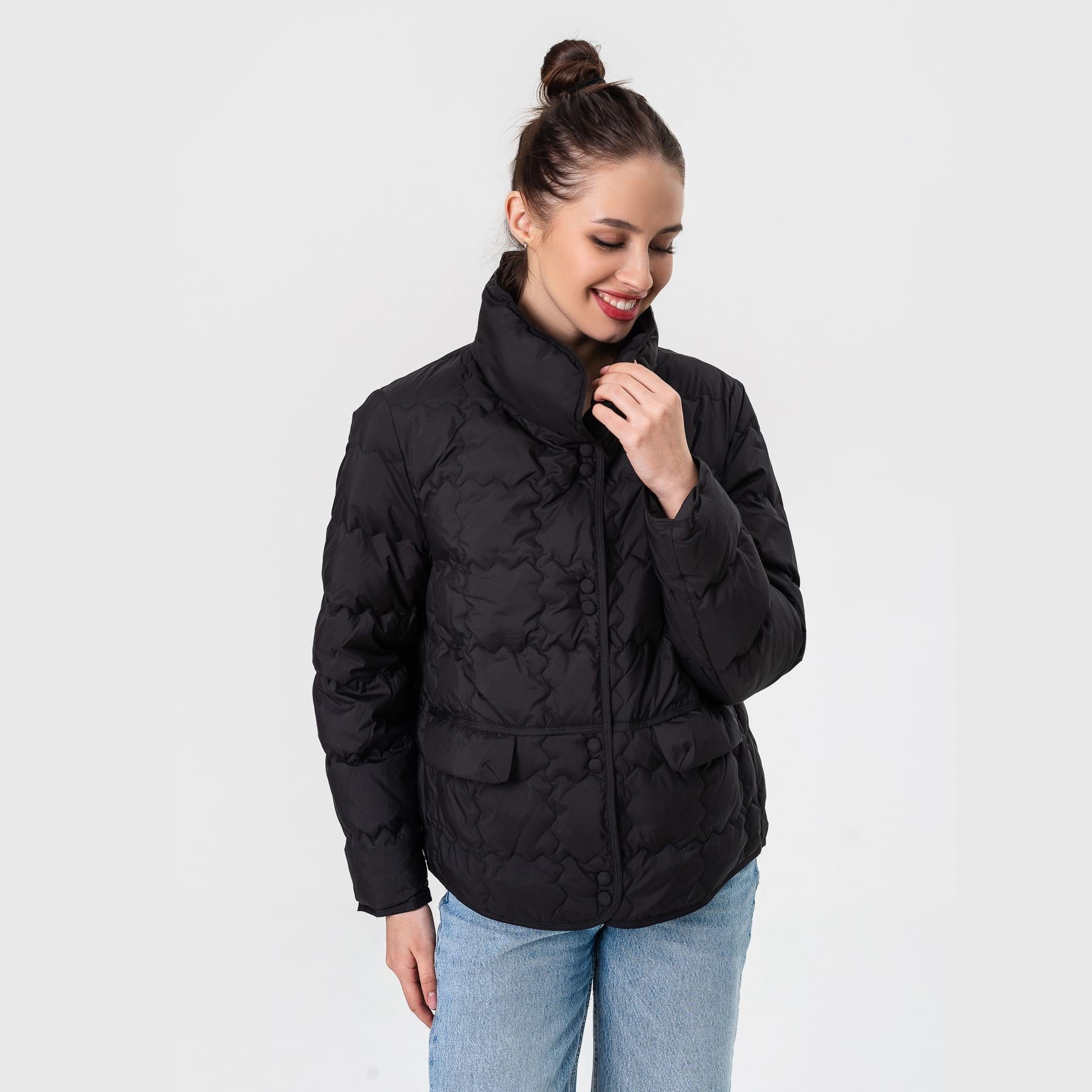 Куртка легка пухова Viva-Wear M Чорний (068)