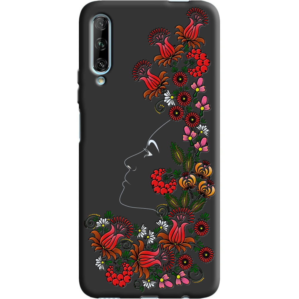 Чехол Boxface Huawei P Smart Pro 3D Ukrainian Muse Черный силикон (38612-bk64-38955)