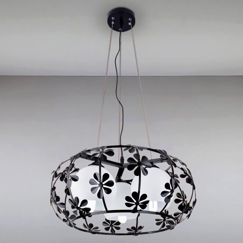 Люстра подвесная Light House LS-11033-3 на три лампы Черный