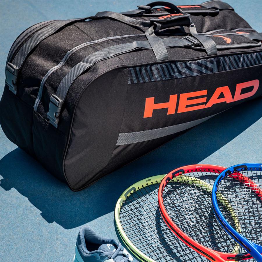 Чохол Head Base Racquet Bag M BKOR Чорний (261313) - фото 3