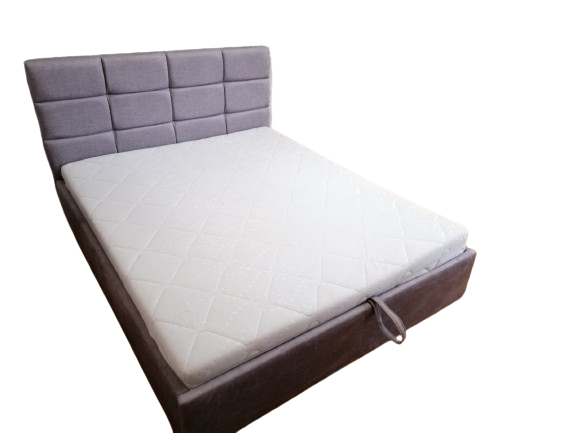 Кровать двуспальная Мартини 1,6х2 м Серый (18233166)