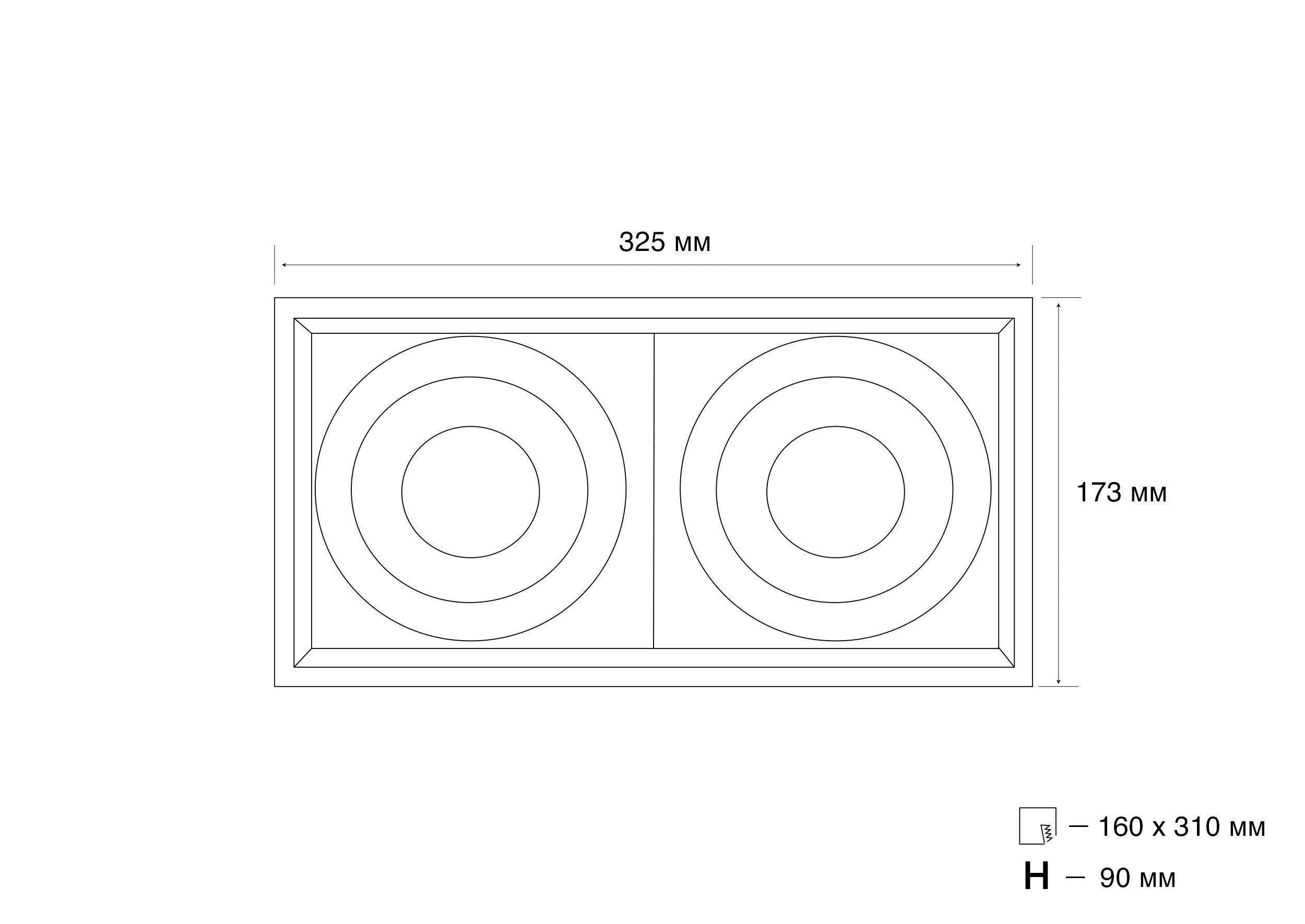 Точечный светильник MJ-Light X15-2 BK (9421222) - фото 4