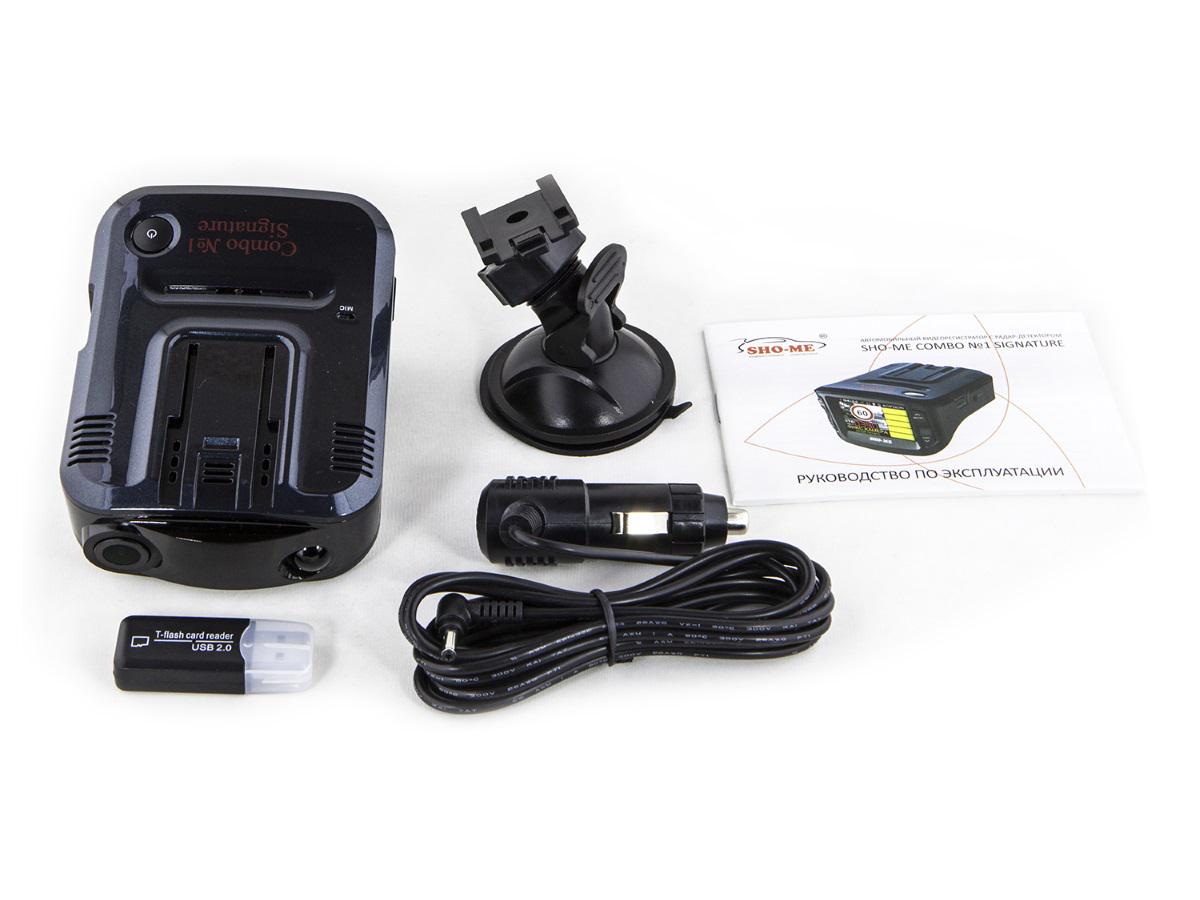 Видеорегистратор с радар-детектором Sho-Me Combo №1 Signature - фото 5 Видеорегистратор с радар-детектором Sho-Me Combo №1 Signature - фото 5