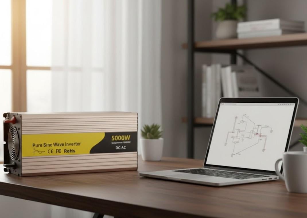 Автомобильный инвертор Pure Sine Wave Inverter 12-220 В 5000 Вт с чистой синусоидой (2104618829) - фото 11 Автомобильный инвертор Pure Sine Wave Inverter 12-220 В 5000 Вт с чистой синусоидой (2104618829) - фото 11