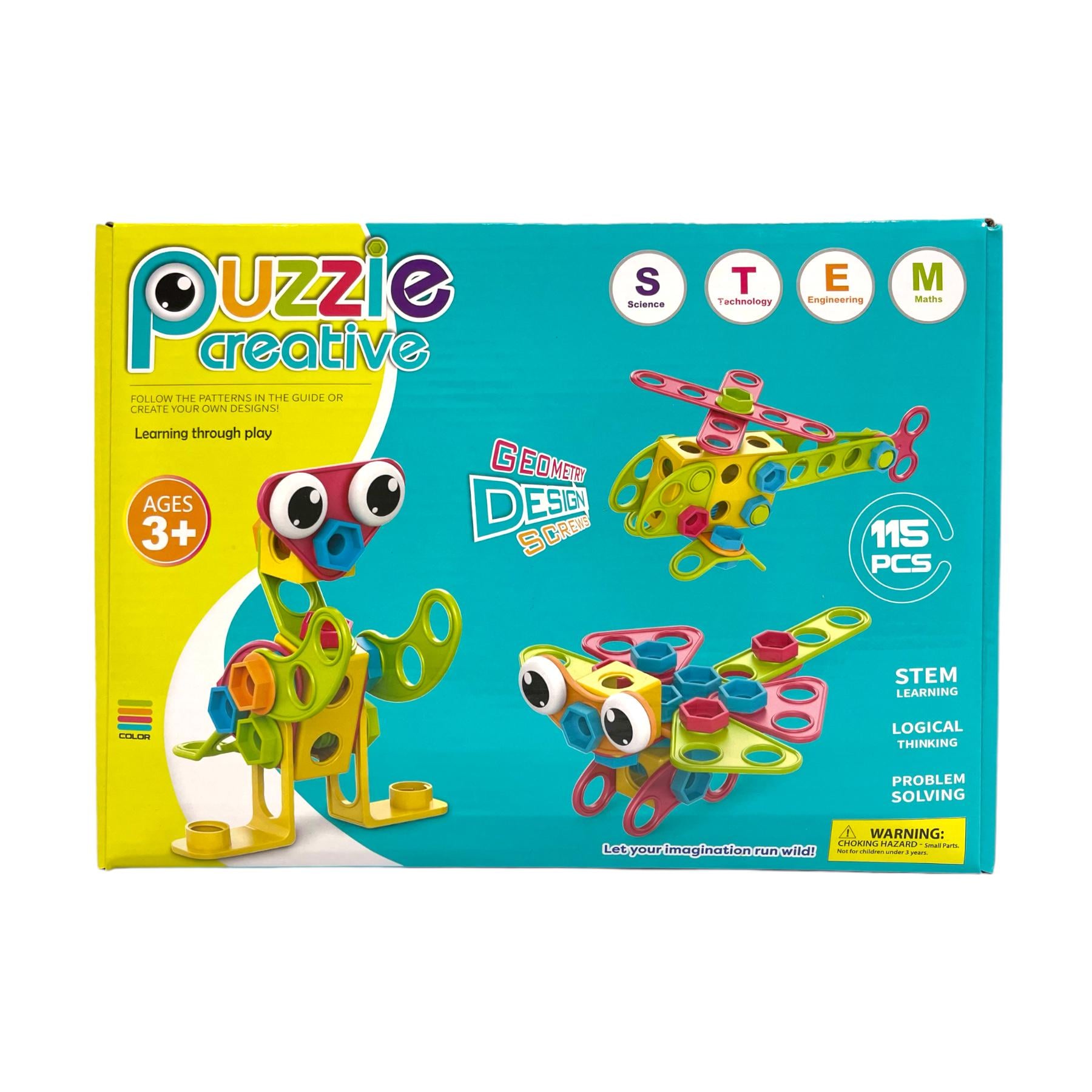 Конструктор Puzzie Creative FYD 115 деталей (13533090)