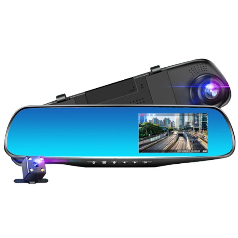 Видеорегистратор UKC L-9004 зеркало LCD 3,5" 1080P Full HD 2 камеры (tf7456) - фото 16 Видеорегистратор UKC L-9004 зеркало LCD 3,5" 1080P Full HD 2 камеры (tf7456) - фото 16