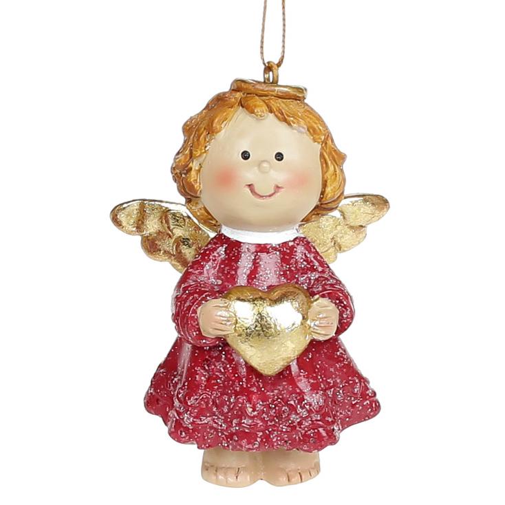 Фигурка-подвеска Ангел с сердцем BonaDi (823-094)