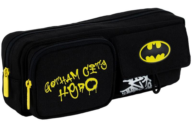 Пенал шкільний KITE DC25-2701 DC Batman Чорний/Жовтий