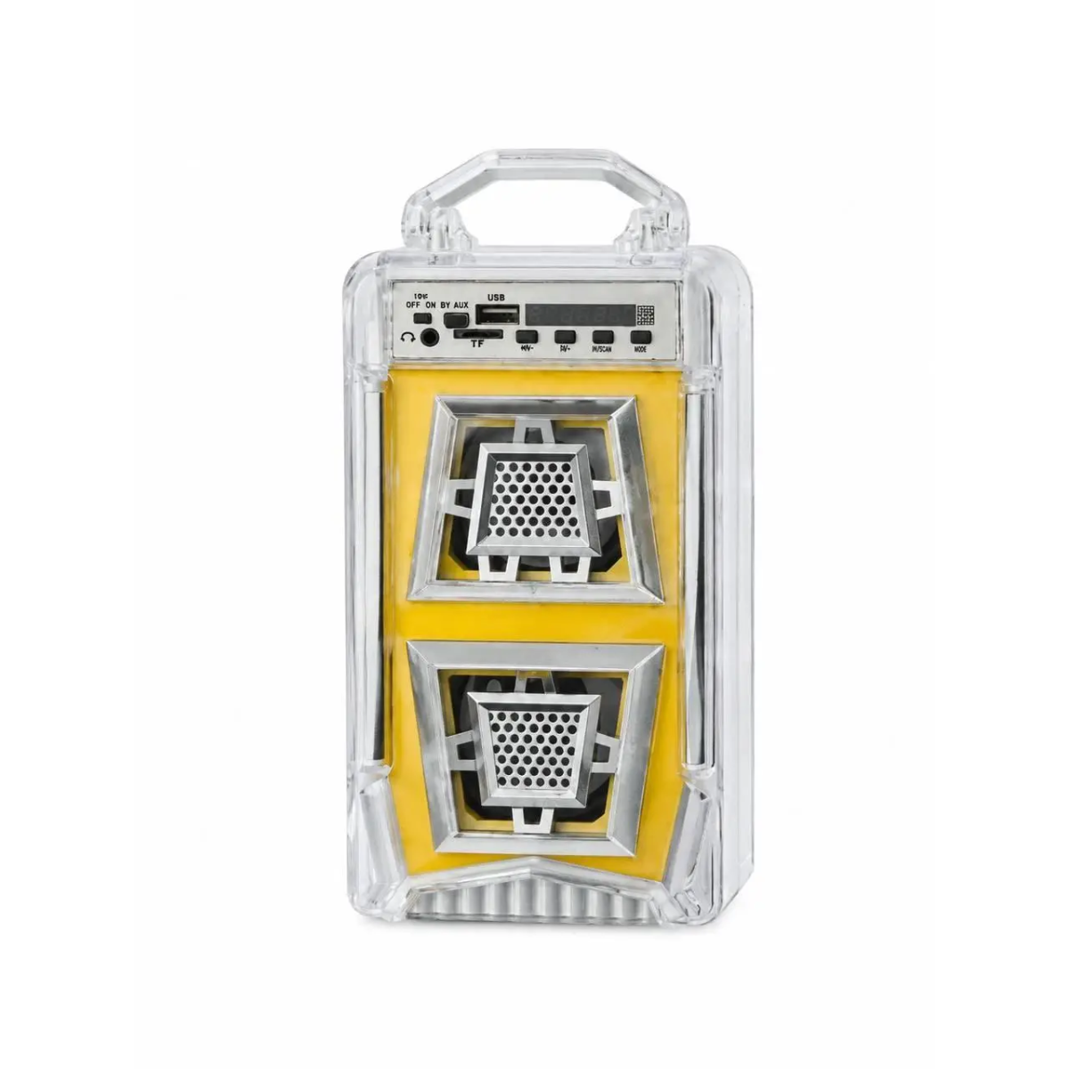 Портативная колонка с радио EWTTO P1988 Bluetooth FM AM, USB аккумуляторная Желый