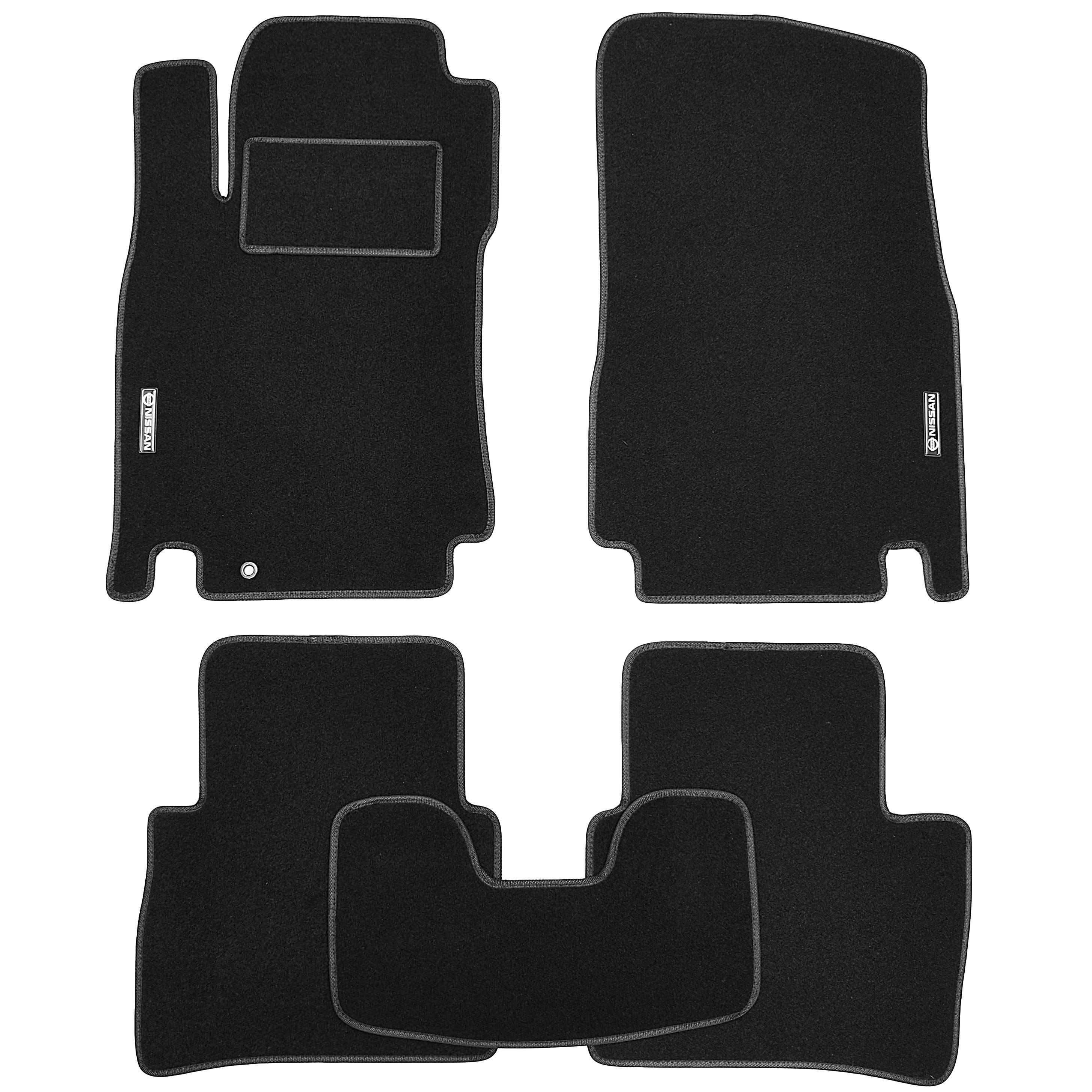 Коврики в салон для Nissan Tiida '05-14 текстильные Стандарт Черный