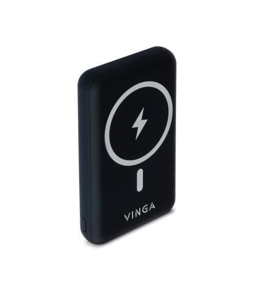 Повербанк УМБ Vinga Wireless Magnetic QC PD 10000 mAh (VPBAMS10BK)