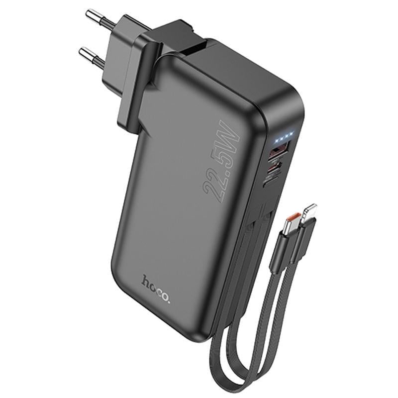 Зарядний пристрій портативний Hoco J126 Travel 22,5W+PD20W 10000 mAh (00000071341_2)