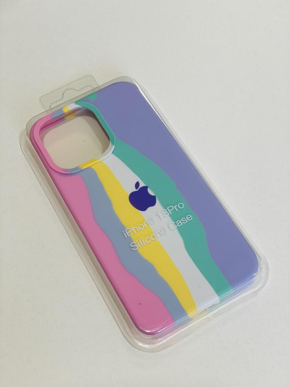 Силіконовий чохол для iPhone 13 Pro / Rainbow