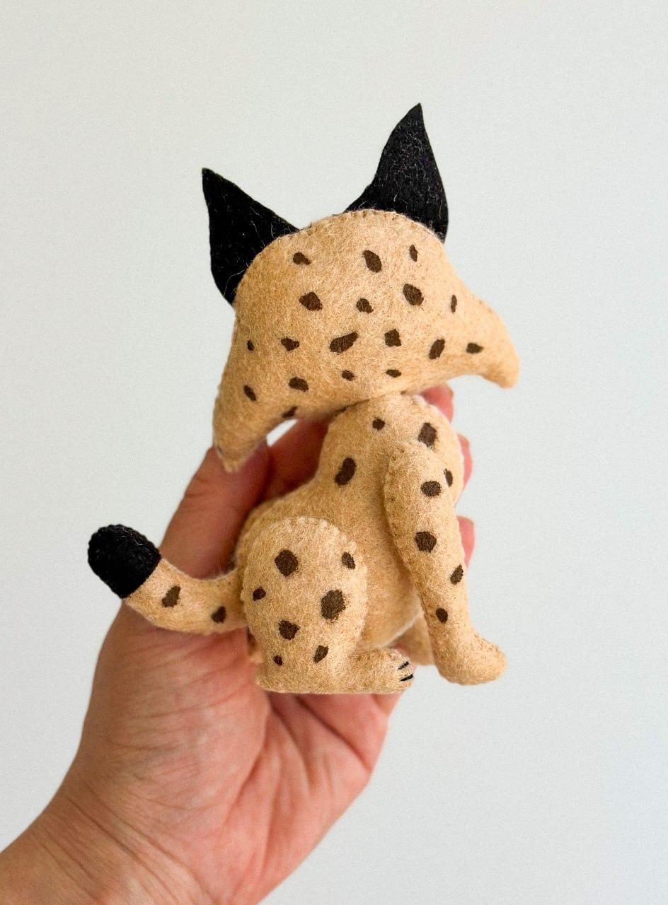 Мягкая игрушка фетровая рысь ручная работа (29472345) - фото 7 Мягкая игрушка фетровая рысь ручная работа (29472345) - фото 7
