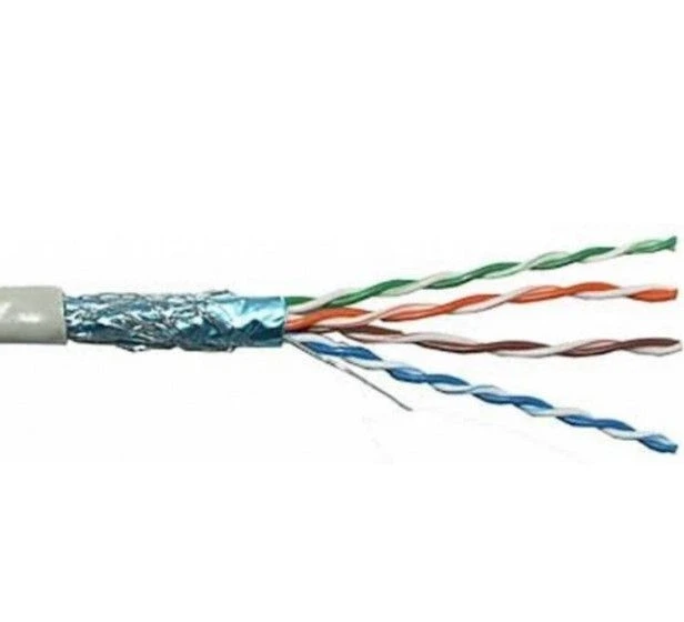Кабель витая пара для внутренних работ Infocord КПВЕ 4х2х0,50 FTP-cat.5E CCA изоляция ПВХ экран 305 м (3127501616)