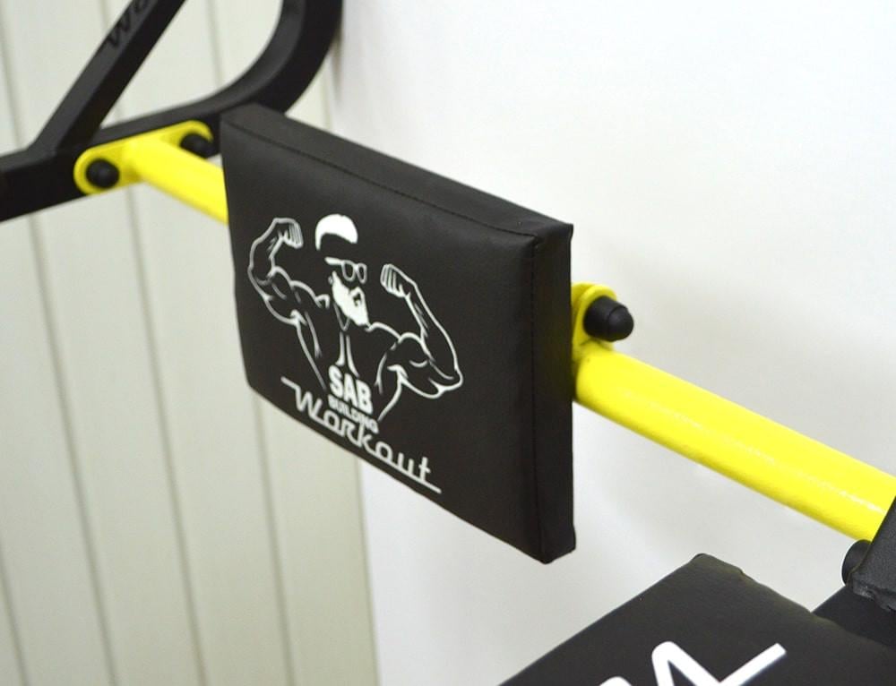 Турник-брусья SAB Workout WО настенный разборной c рамкой и адаптивной спинкой для пресса (0039) - фото 7 Турник-брусья SAB Workout WО настенный разборной c рамкой и адаптивной спинкой для пресса (0039) - фото 7