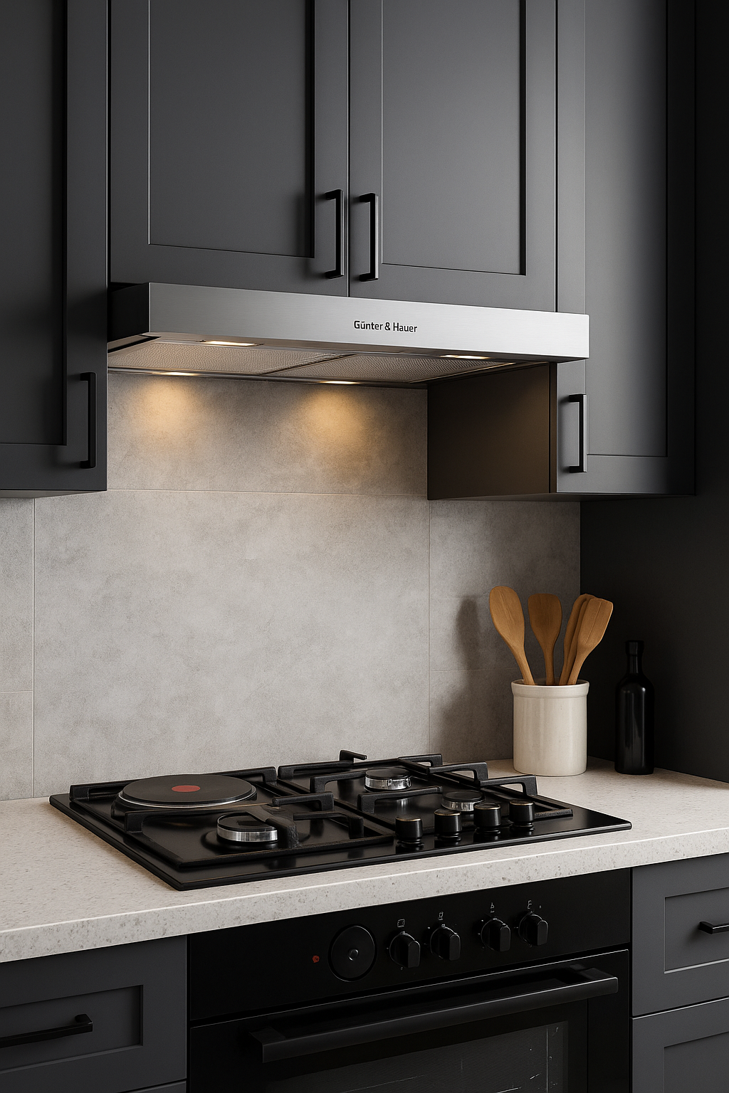 Витяжка кухонна телескопічна Gunter&Hauer AGNA 1000 IX з LED-підсвіткою нержавіюча сталь 1000 м3/год. (28733303) - фото 5