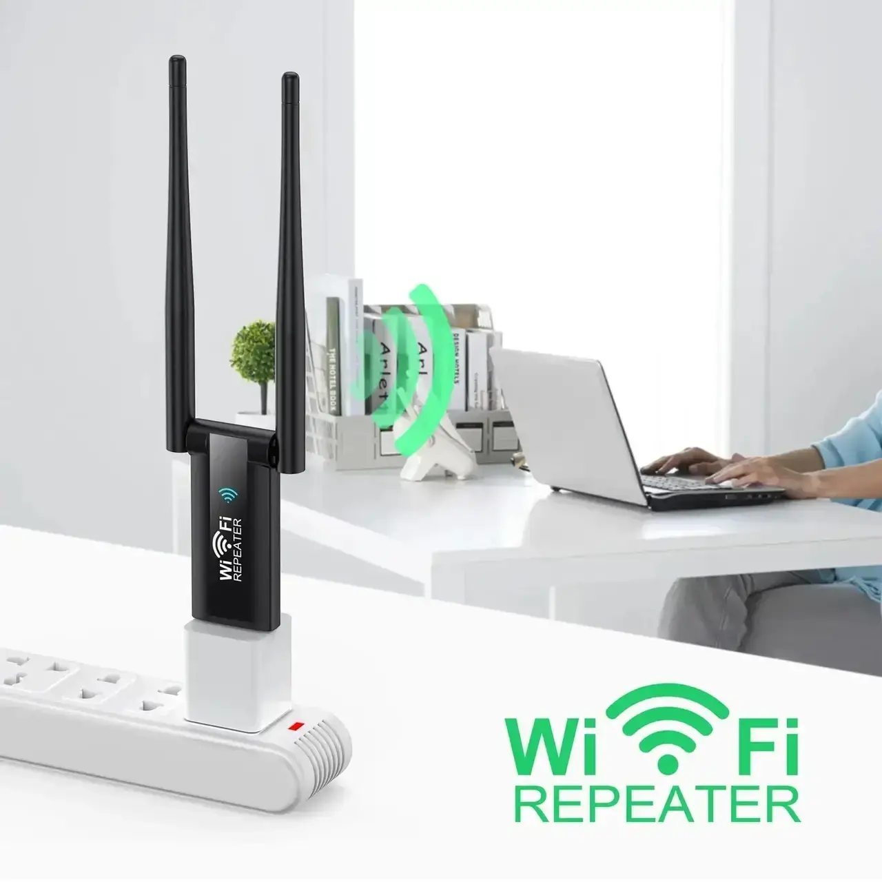 Репитер-USB Wi-Fi 300 Мбит (28326071) - фото 6