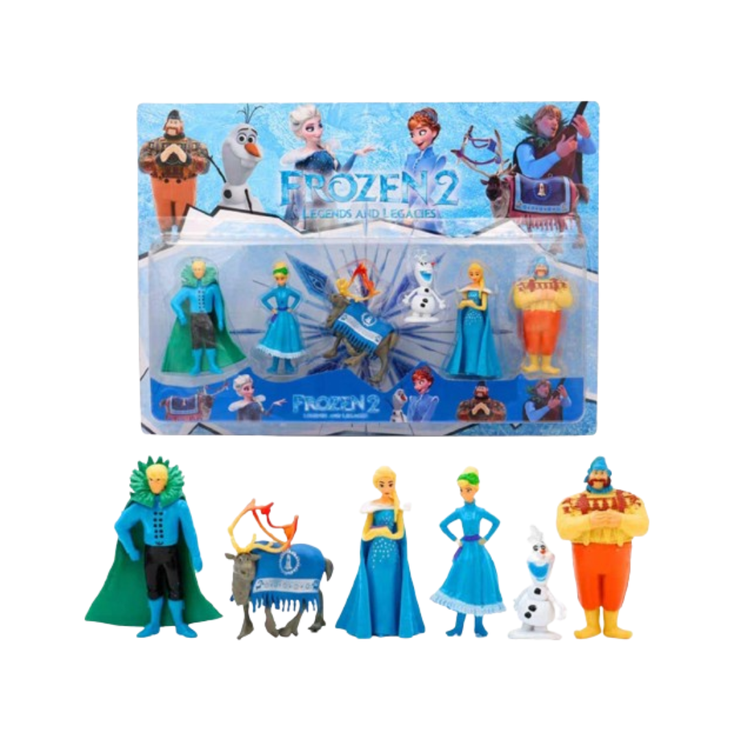 Фигурка Frozen Анна/Эльза/Кристофф/Олаф/Зефирка/Свен 6 шт. (13057500)