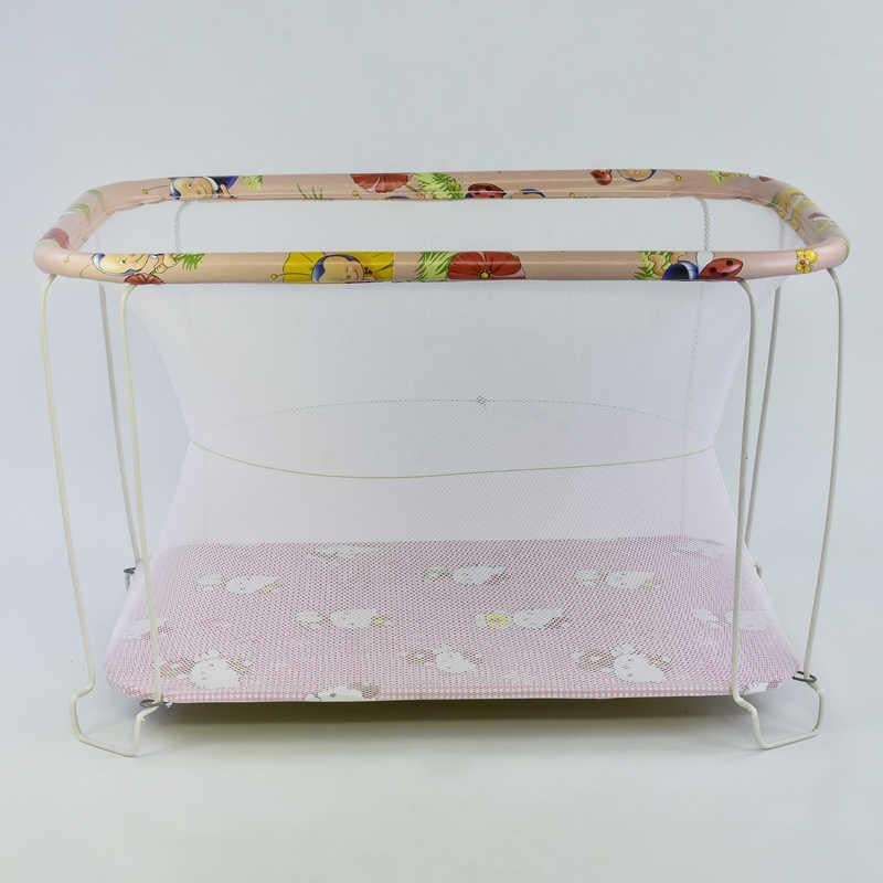 Манеж Hello Kitty м'яке дно євро сітка Pink (69442)