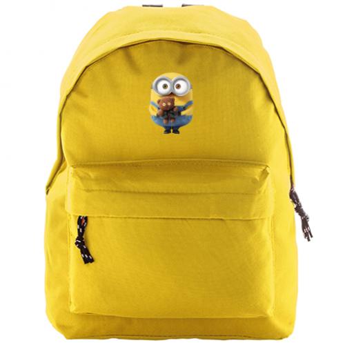 Городской рюкзак Compact Миньон с мишкой 14 л Желтый (16024223-6-39466)