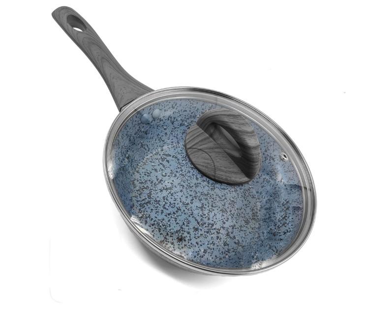 Сковорода лита Besser Granite індукційне дно з кришкою 20х5,5 см (AN0137635) Сковорода лита Besser Granite індукційне дно з кришкою 20х5,5 см (AN0137635)