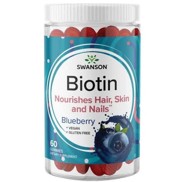 Биотин Swanson Biotin Blueberry 60 Gummies (000019983) Биотин Swanson Biotin Blueberry 60 Gummies (000019983)