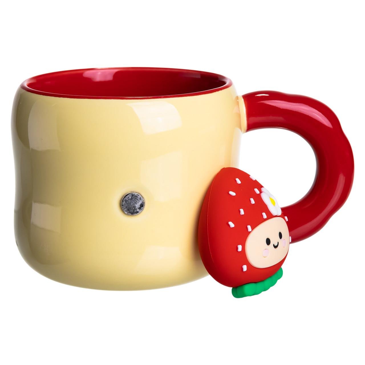 Чашка порцелянова Sanrio Strawberry з магнітним декором 400 мл Жовтий (FM-53A) - фото 4 Чашка порцелянова Sanrio Strawberry з магнітним декором 400 мл Жовтий (FM-53A) - фото 4