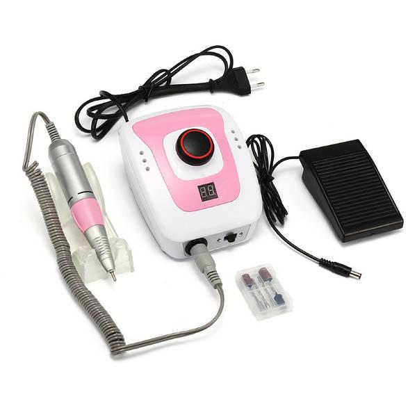 Фрезер Nail drill 508-1 для искусственных и натуральных ногтей 65W 35000 об/мин Розовый Фрезер Nail drill 508-1 для искусственных и натуральных ногтей 65W 35000 об/мин Розовый