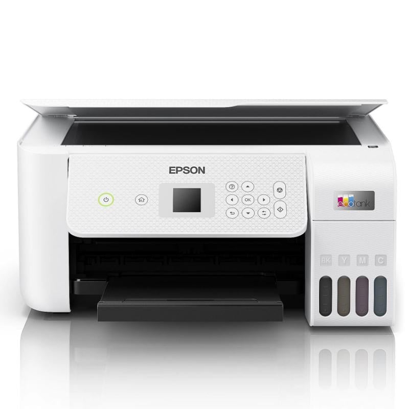 Принтер струменевий БФП Epson EcoTank L3266 кольоровий для дому та офісу 3в1 White - фото 1