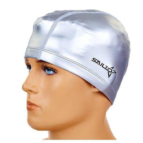 Шапочка для плавания PL-5570 Серебряный (60429016) - фото 1