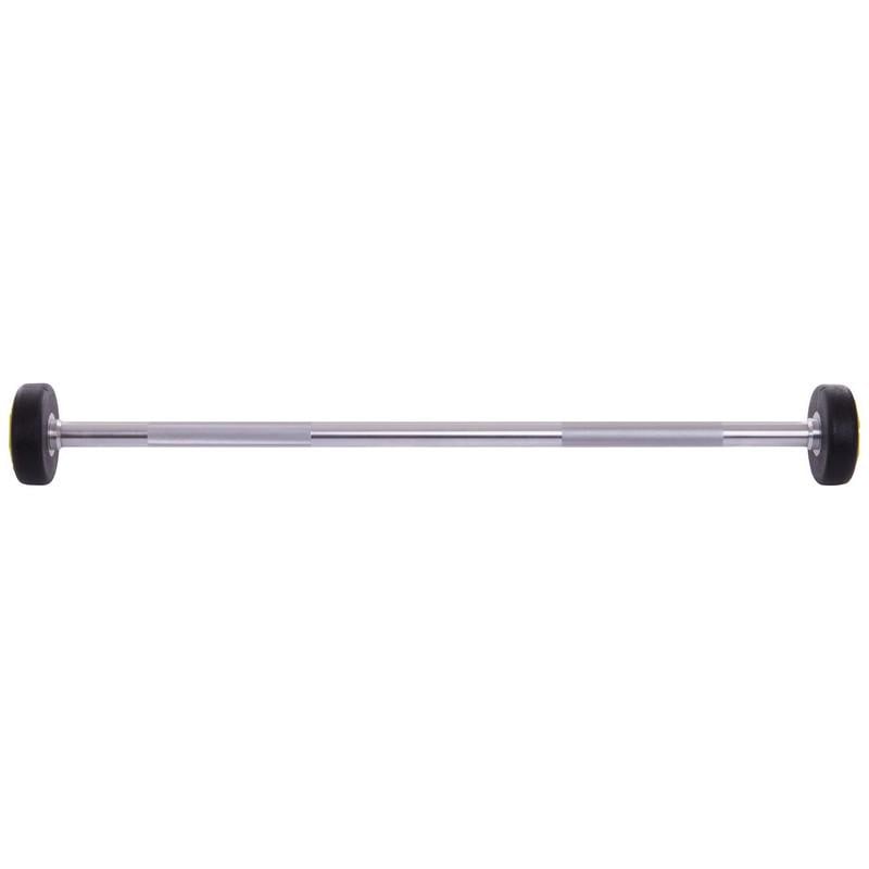 Штанга фіксована пряма Urethane Barbell Zelart TA-2689 10 кг Зелено-чорний (58363124) - фото 2