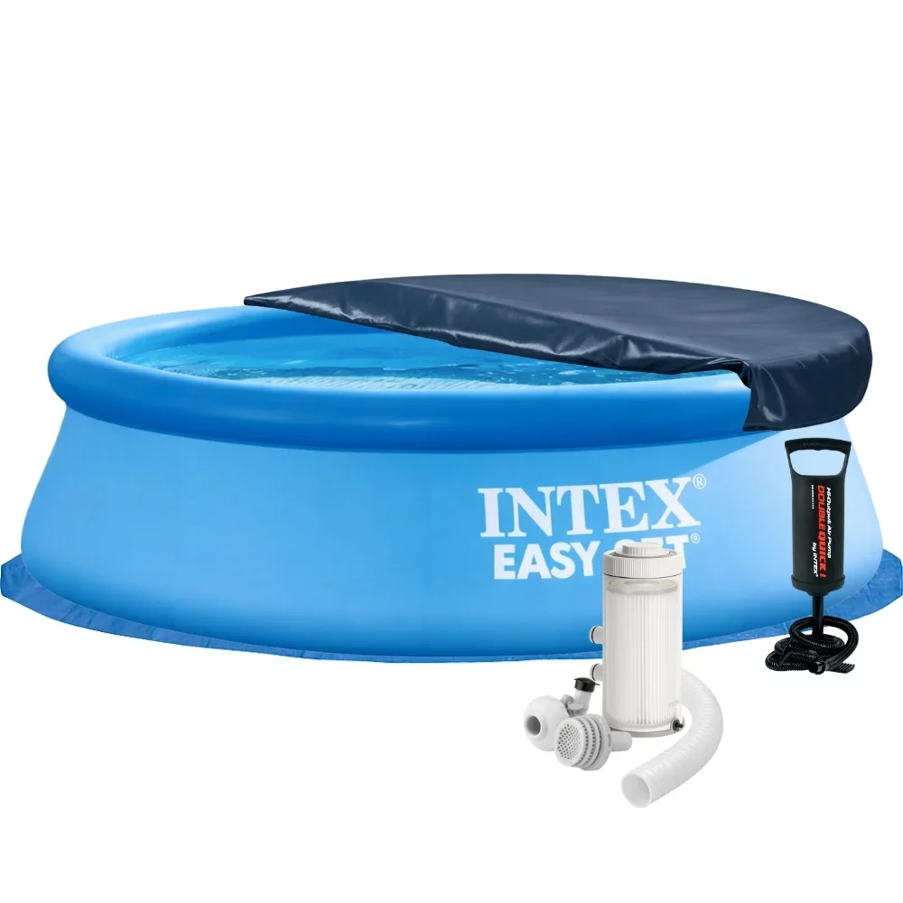 Бассейн круглый Easy Set Intex 28110-5 244х76 см с фильтром/аксессуарами Синий (147-9-28110-5)