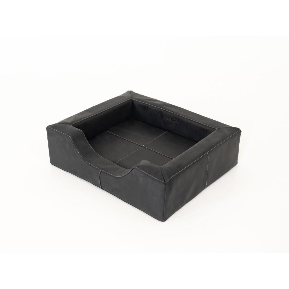 Диван для собак Leather M 56x66x18 см Чорний
