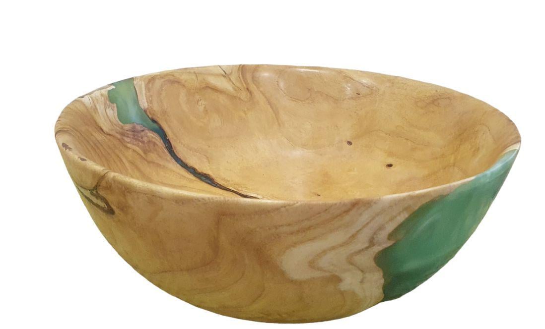 Конфетница дерево с эпоксидной смолой 215х80х60 мм