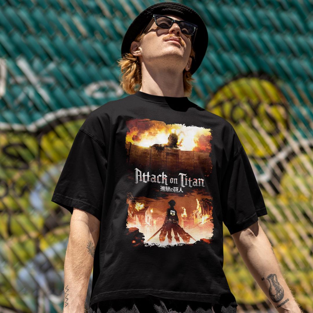 Футболка унисекс Attack On Titan Season 1 Poster 2XL Черный (0000022880) Футболка унисекс Attack On Titan Season 1 Poster 2XL Черный (0000022880)