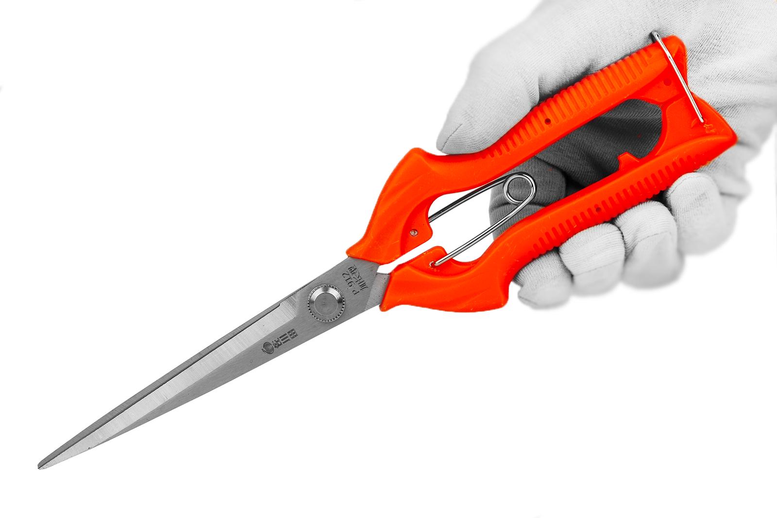 Ножиці садові Sagawata з нержавіючої сталі подовжені 245 мм (Р_912_L) - фото 5