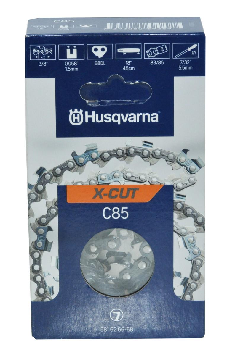 Цепь Husqvarna X-Cut C85 5816266-6868 звеньев 34 зуба шаг 3/8 паз 1,5