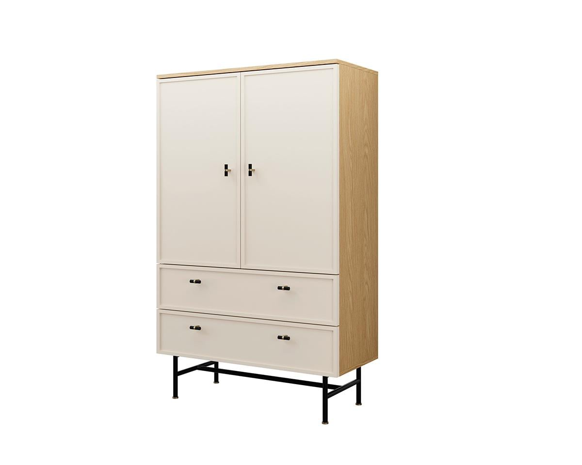 Комод-шкаф Jurek ELORA REG 5 из ЛДСП Дуб весенний/Макадамия (59954) Комод-шкаф Jurek ELORA REG 5 из ЛДСП Дуб весенний/Макадамия (59954)