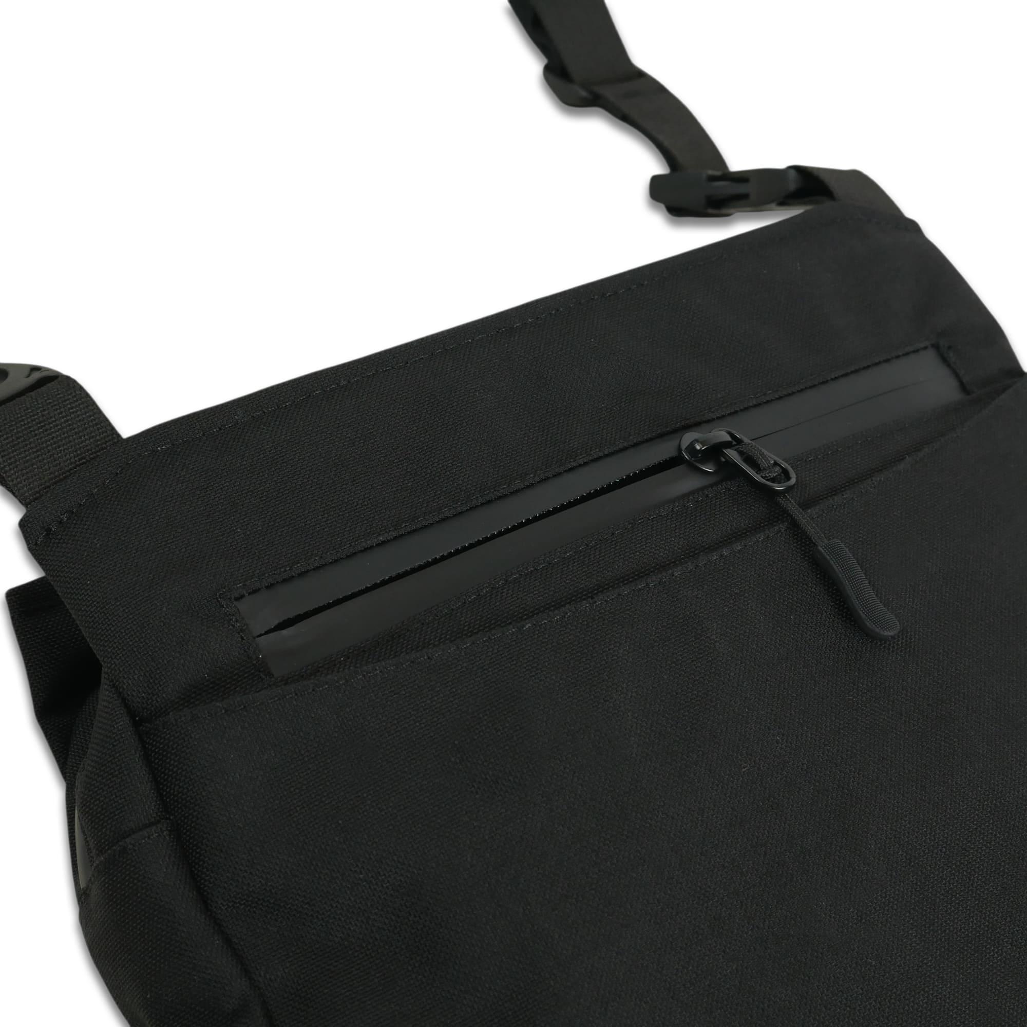 Сумка чоловіча через плече Чорний - фото 5