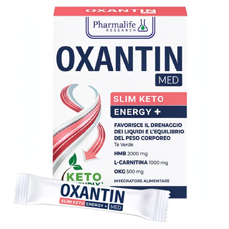 Диетическая добавка Pharmalife Oxantin Slim Keto Энергия 15 стиков по 4,5 г (214724)