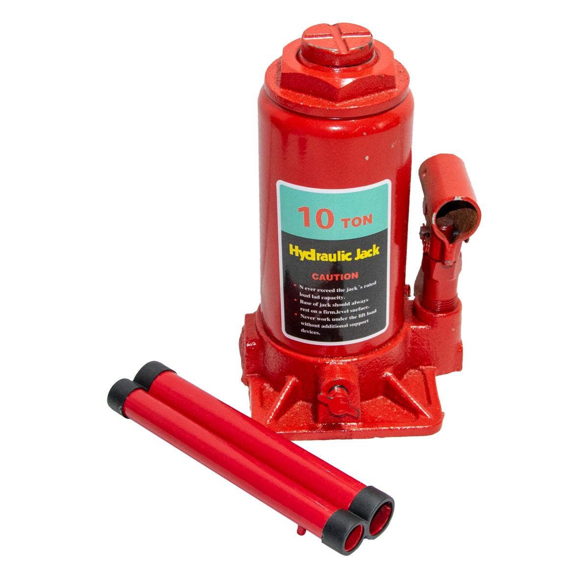 Домкрат гидравлический Hydraulic Jack 10 т Красный (1010765-Red)