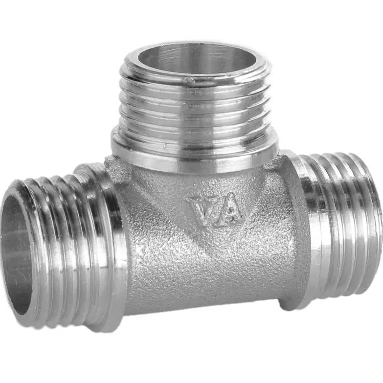 Трійник нікельований VA 1" ЗРх1" ЗРх1" ЗР штампований (А0275Анк)