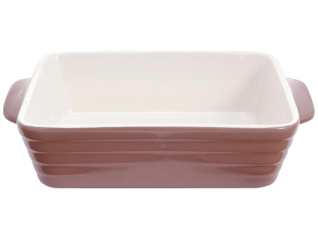 Форма для запекания с ручками прямоугольная Какао с молоком (BDI-319-327) Форма для запекания с ручками прямоугольная Какао с молоком (BDI-319-327)