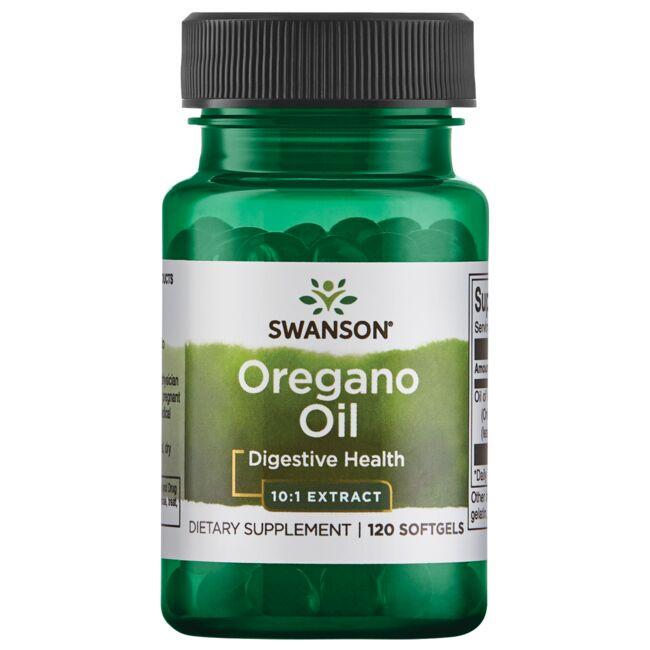 Масло орегано Swanson Oregano Oil 10:1 Extract 150 мг 120 Softgels