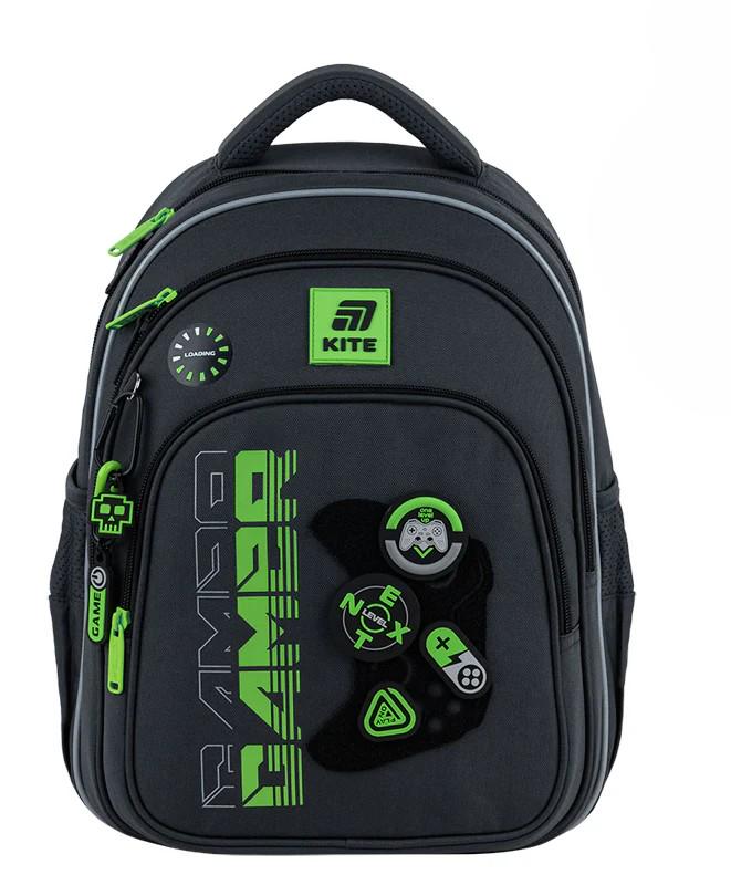 Школьный рюкзак KITE Education Gamer Серый (K25-763S-2)