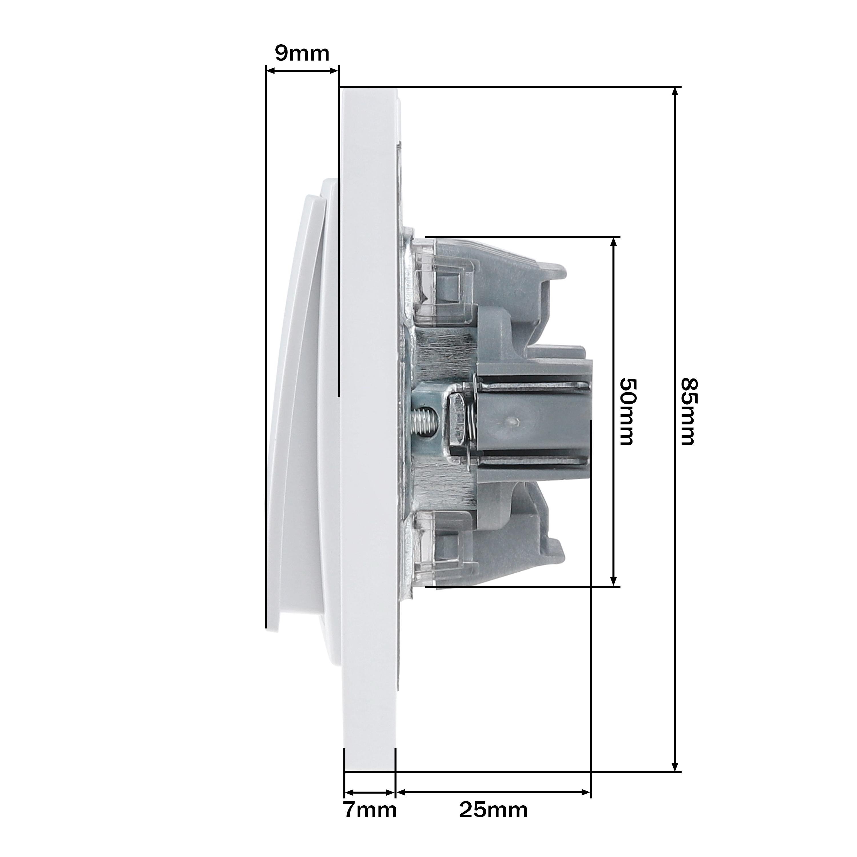 Вимикач одноклавішний Mono Electric Despina Білий (9482) - фото 3 Вимикач одноклавішний Mono Electric Despina Білий (9482) - фото 3